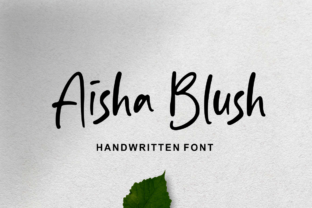 Aisha Blush: A Fun and Sweet Display Font with a Cool Vibe
