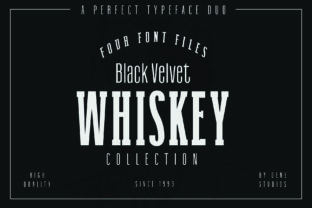 Black Velvet: A Vintage Display Font