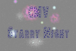 CMV Starry Night: A Whimsical Display Font