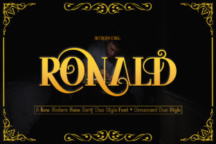 Exploring the Ronald Family: A Luxurious Display Font for Stylish Design