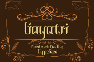 Gayatri: A Bold and Timeless Display Font for Modern Design