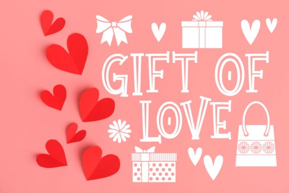 Gift of Love: A Romantic Display Font That Elevates Meaningful Expression