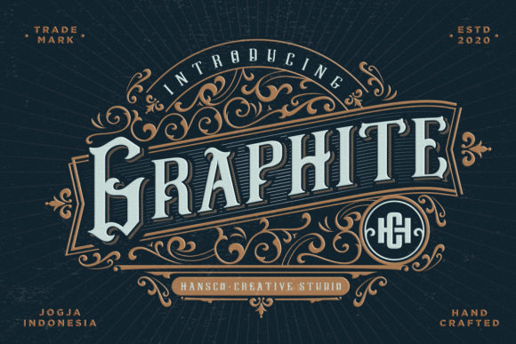 Graphite: A Vintage-Inspired Display Font with Timeless Appeal