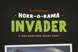 Invader: A Scary, Yet Cool Display Font
