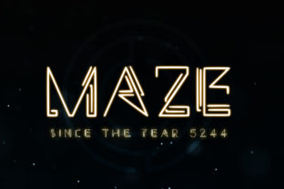 Maze: A Futuristic Display Font Built for Digital Impact
