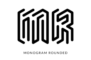 Monogram Rounded: A Bold and Fun Display Font for Modern Design