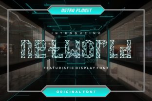 Net World: A Bold Digital Display Font