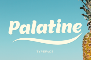 Palatine: A Bold and Fun Display Font with a Vintage Vibe