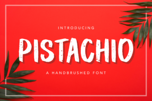 Pistachio: A Bold and Unique Display Font for Standout Designs