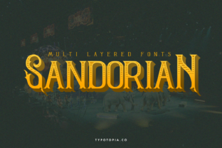 Sandorian: A Bold Display Font for Impactful Visual Communication