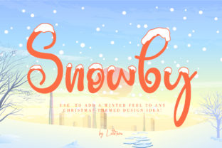 Snowby: A Magical Font for Winter Projects