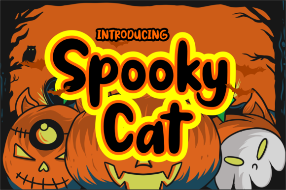 Spooky Cat: A Halloween-Inspired Font That Captures Contemporary Coolness