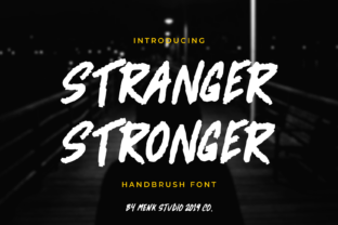 Stranger Stronger: When Typography Becomes Unmistakable Presence