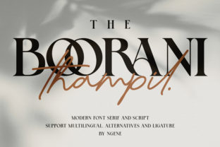 The Boorani Thampil Duo: A Bold and Charismatic Font for Modern Design