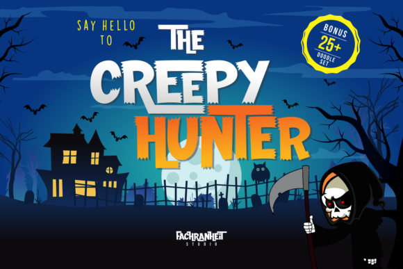 The Creepy Hunter: A Unique Display Font with a Charming Character
