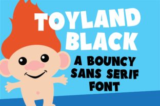 Toyland Black: A Bouncy Sans Serif Font for Modern Design