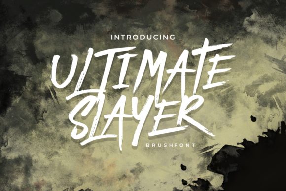 Ultimate Slayer: A Bold and Powerful Display Font for Impactful Design