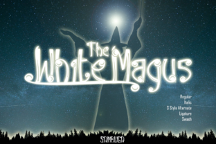 White Magus: A Strategic Font for Magical Branding and Creative Expression