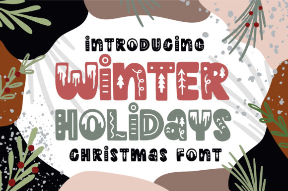 Winter Holidays: A Festive Font for Creative Expression