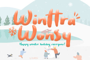 Winttra Wonsy: A Winter-Themed Font That Brings Joy to Your Designs